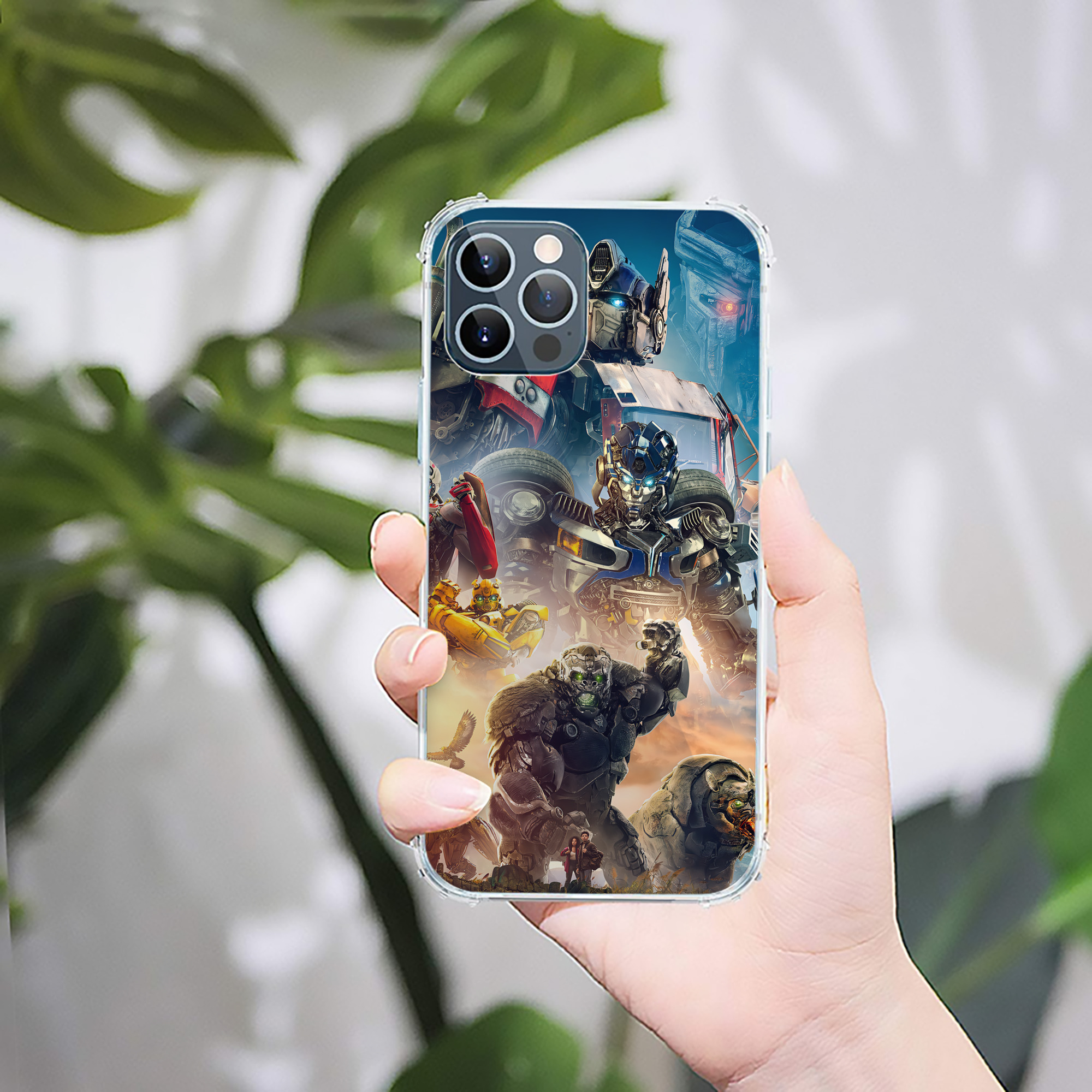 （画像用） Transformers トランスフォーマー 【iPhone 12シリーズ対応】透明スマホケース（クリアソフトケース）